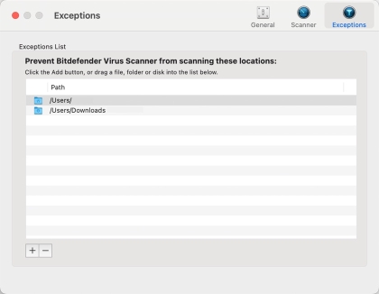 Bitdefender Virus Scanner для Mac - скриншот 2