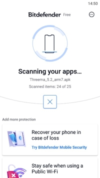 Bitdefender Antivirus Free для Android - скриншот 1